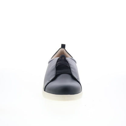 Trotters Avrille T2051-001 Womens Black Leather Lifestyle Sneakers Shoes