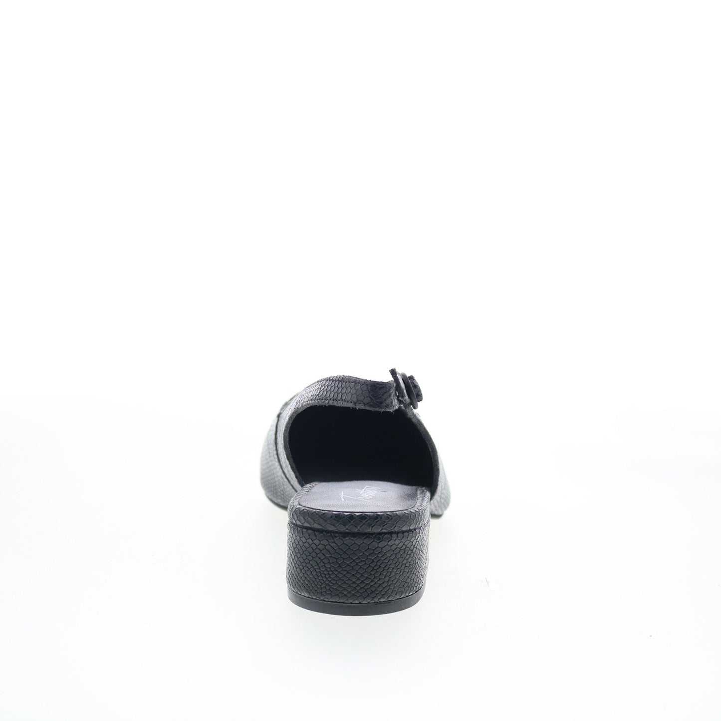 Trotters Joselyn T2221-085 Womens Black Leather Slingback Heels Shoes