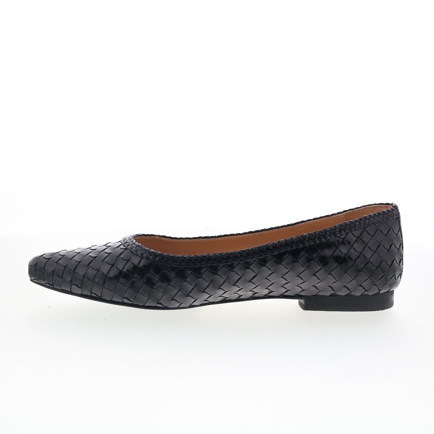 Trotters Emmie T2371-001 Womens Black Leather Slip On Loafer Flats Shoes