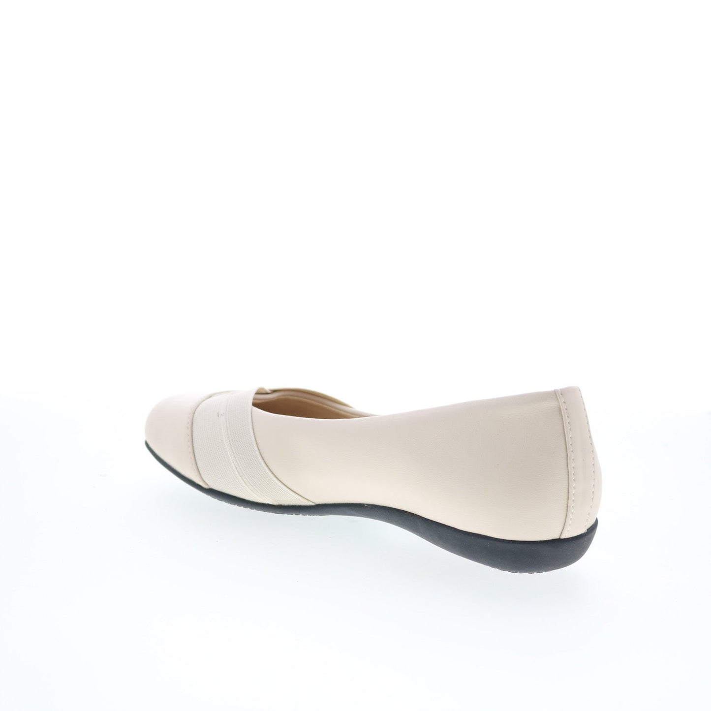 Trotters Stella T2374-112 Womens Beige Synthetic Slip On Ballet Flats Shoes