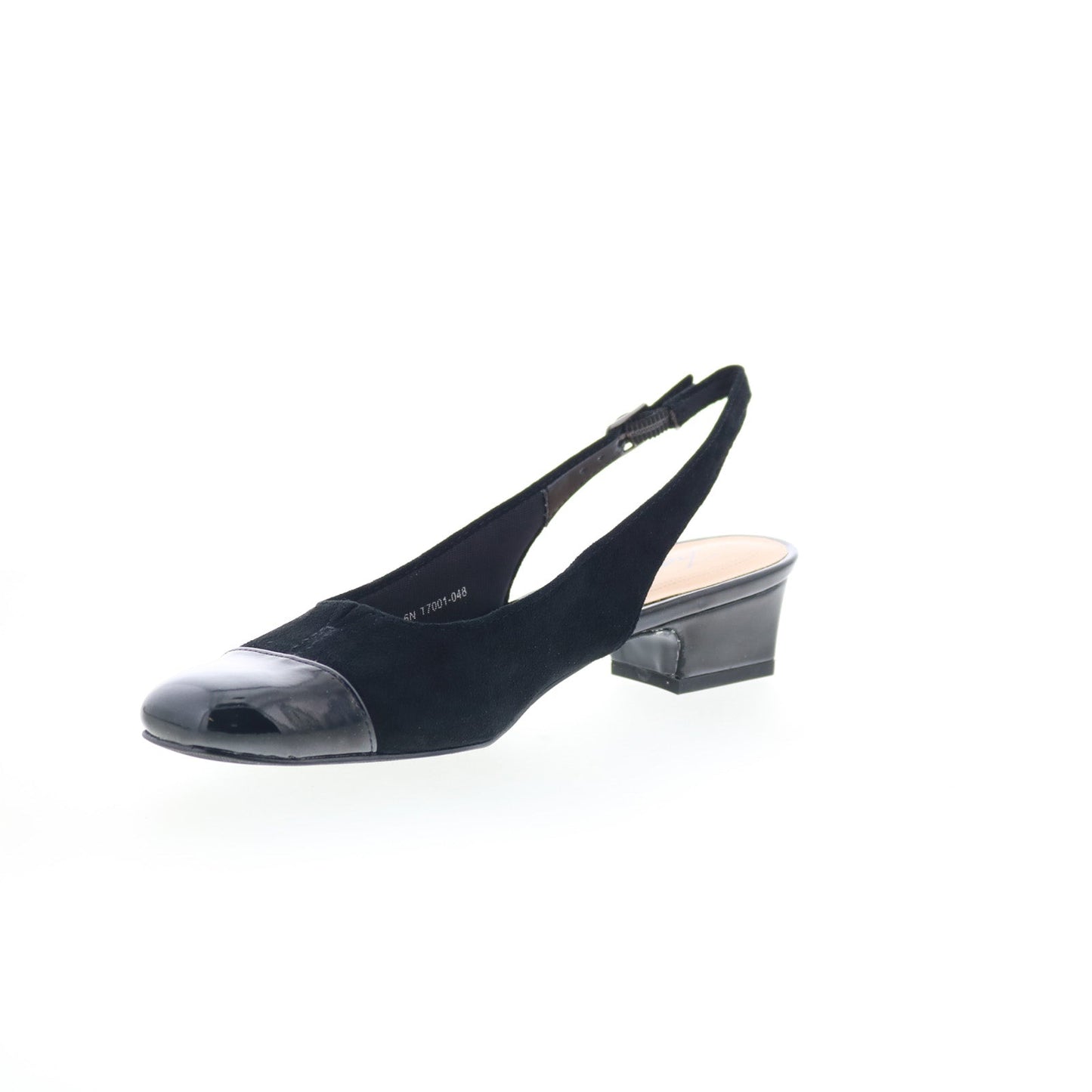 Trotters Dea T7001-048 Womens Black Extra Narrow Slingback Heels Shoes