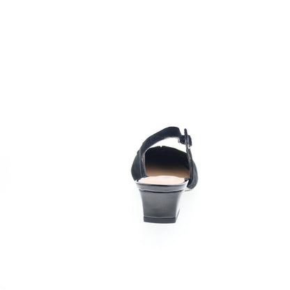Trotters Dea T7001-048 Womens Black Extra Narrow Slingback Heels Shoes
