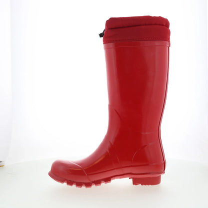 Pajar Tatiana 55792 Womens Red Synthetic Pull On Mid Calf Boots