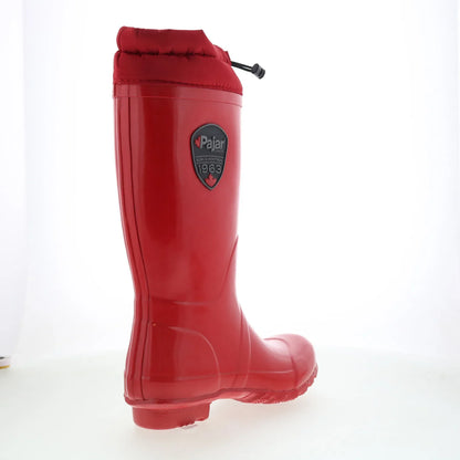 Pajar Tatiana 55792 Womens Red Synthetic Pull On Mid Calf Boots