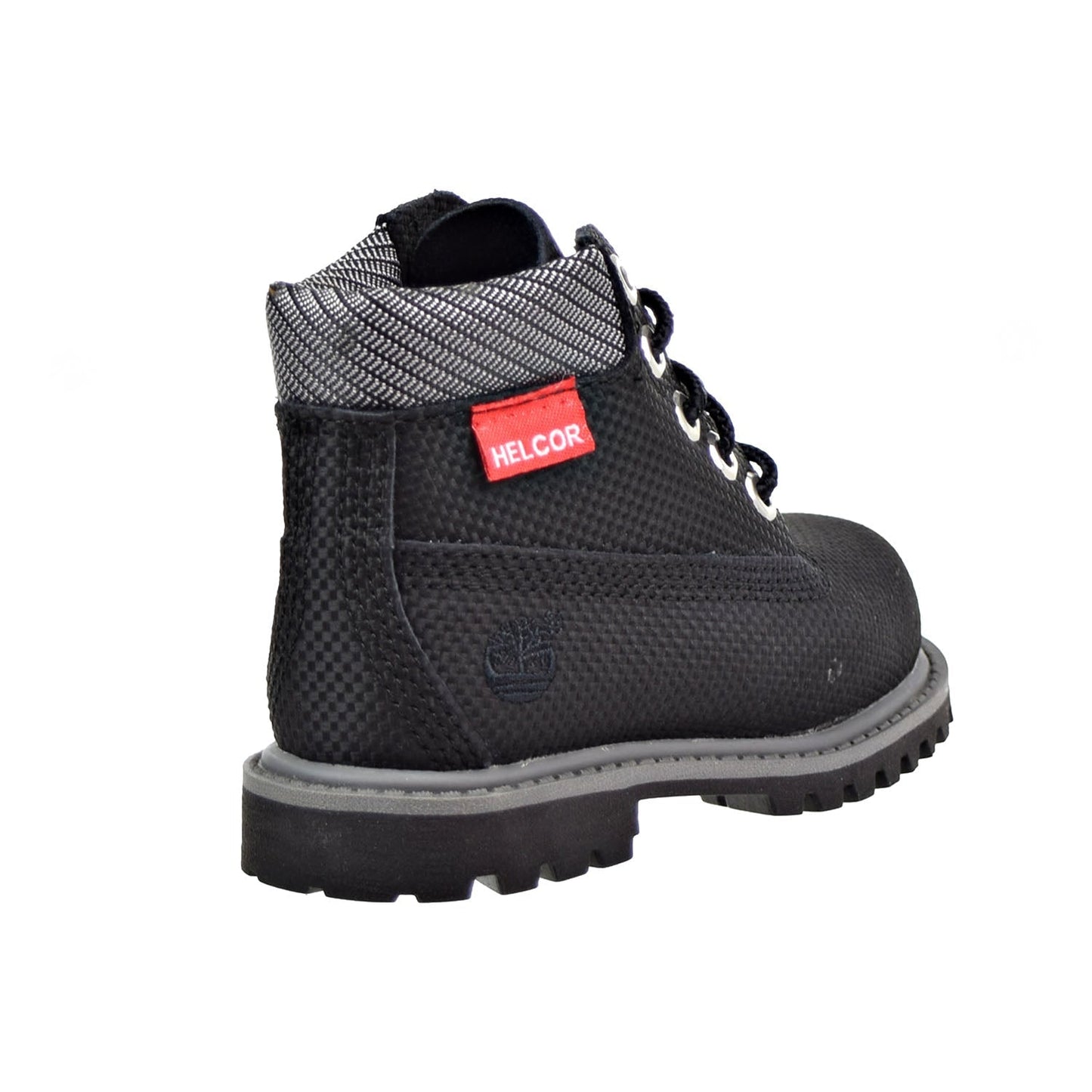 Timberland 6 Inch Premium Waterproof Toddler's Boots Black Helcor Leather