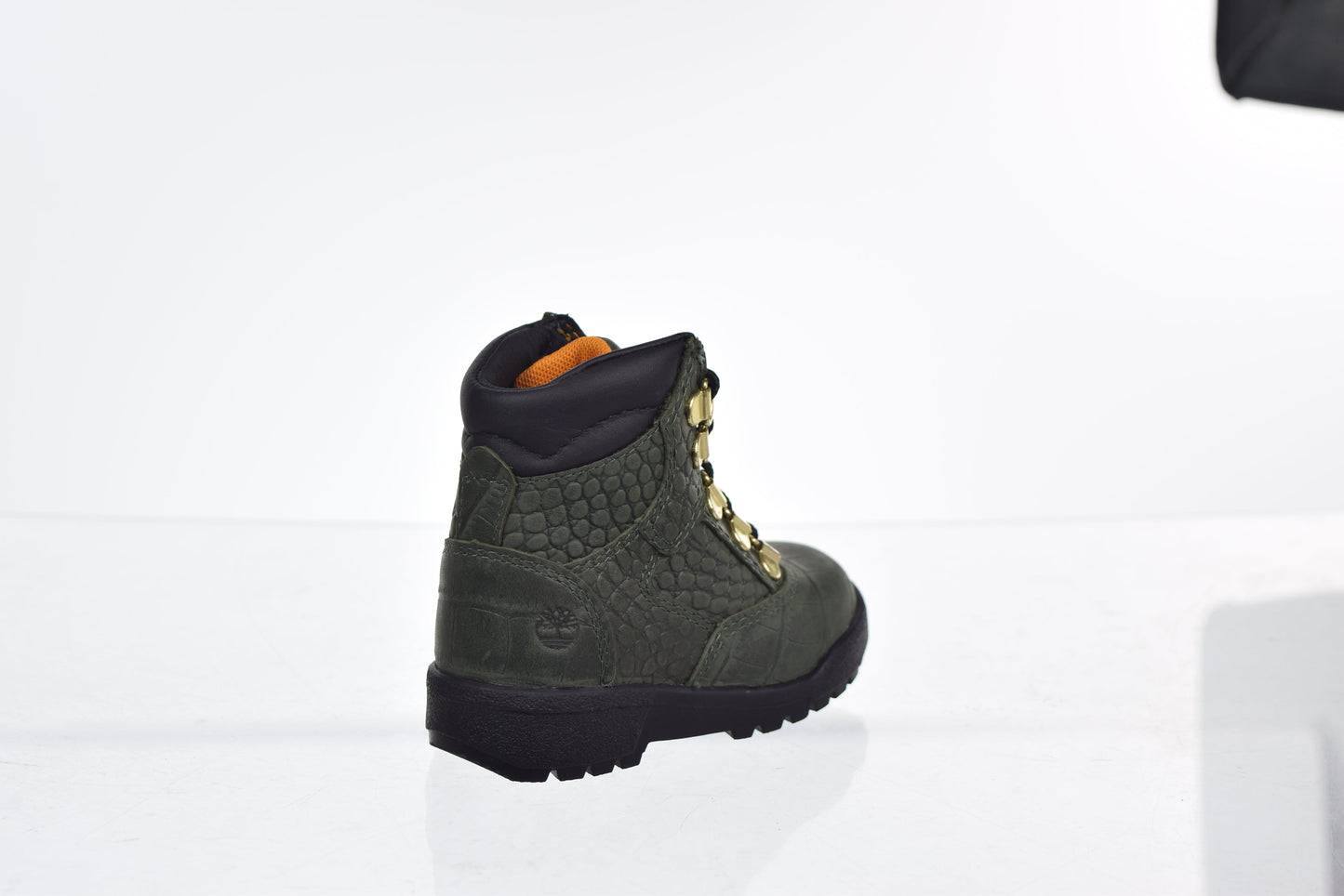 Timberland 6' Leather Field Boot Little Kid's Shoes Green