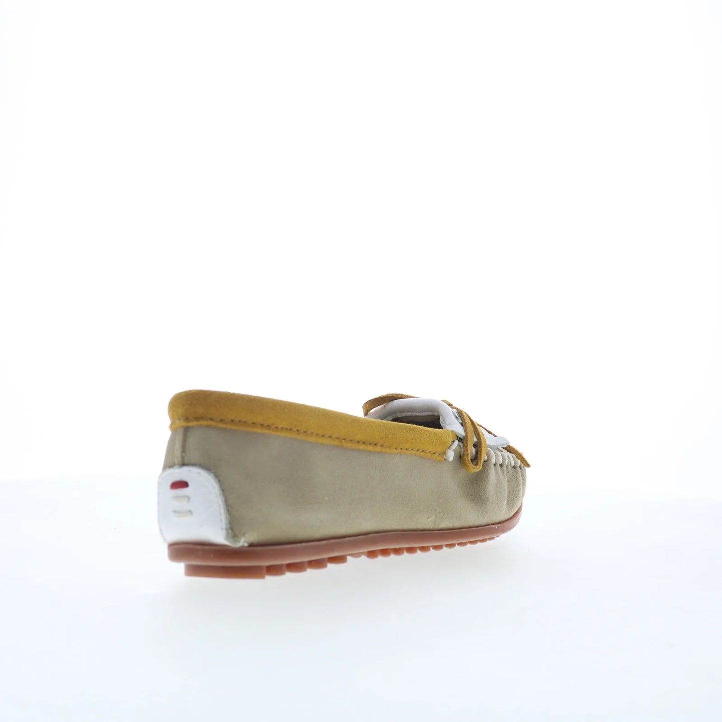 Minnetonka Thunderbird Animikii 628TB Womens Gray Suede Loafer Flats Shoes