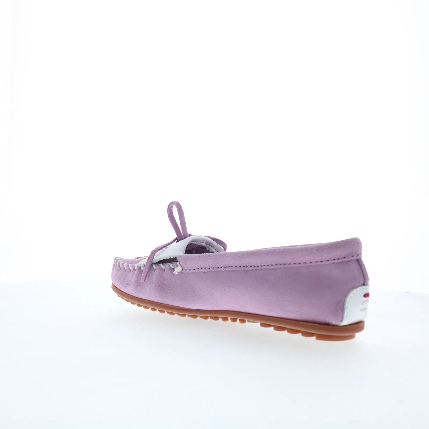 Minnetonka Thunderbird Animikii 629TB Womens Purple Suede Loafer Flats Shoes