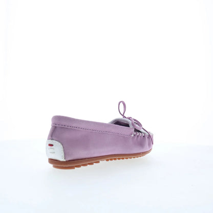Minnetonka Thunderbird Animikii 629TB Womens Purple Suede Loafer Flats Shoes