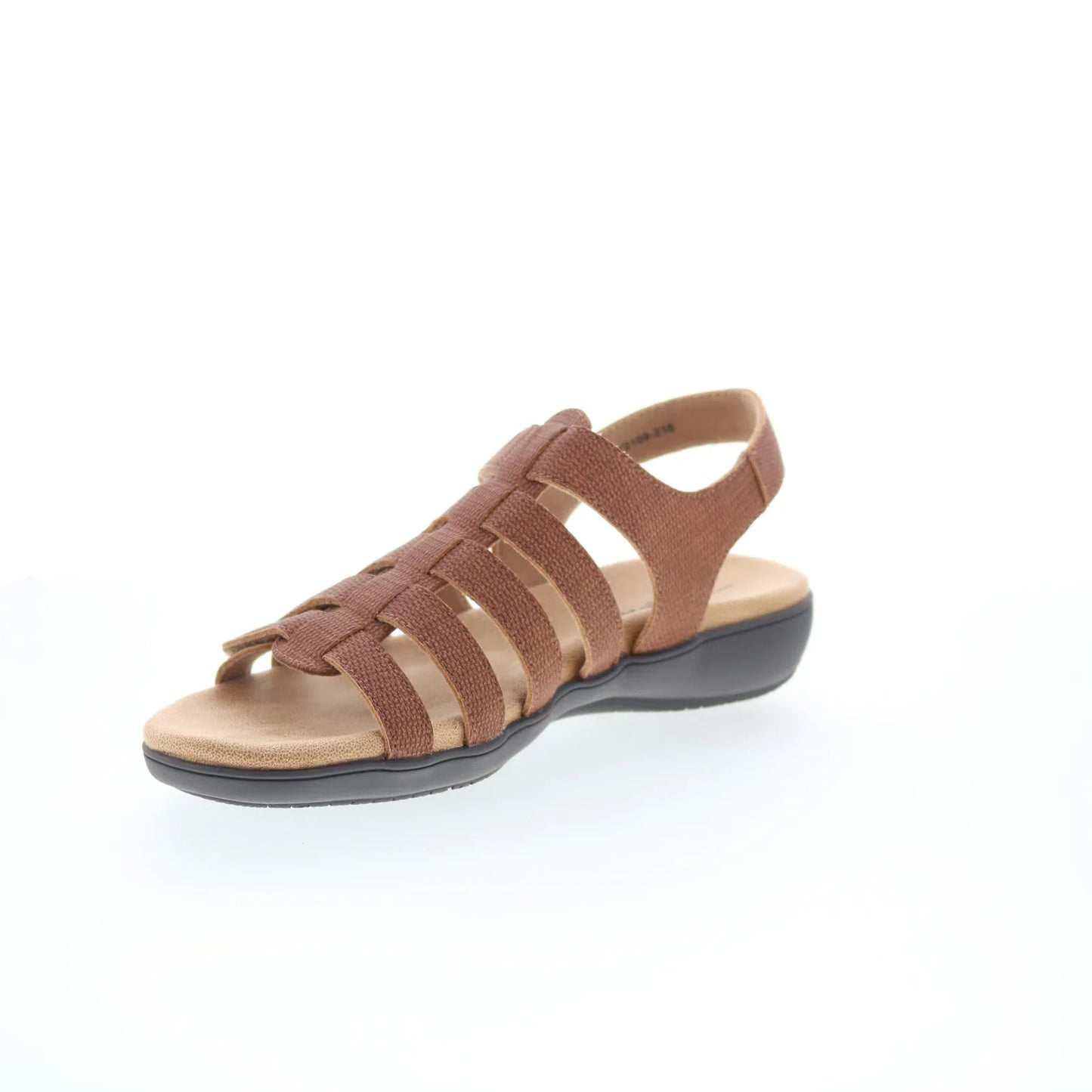 Trotters Tiki T2109-216 Womens Brown Nubuck Strap Sandals Shoes