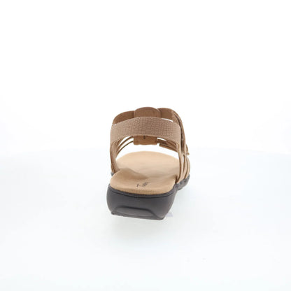 Trotters Tiki T2109-277 Womens Brown Nubuck Strap Sandals Shoes