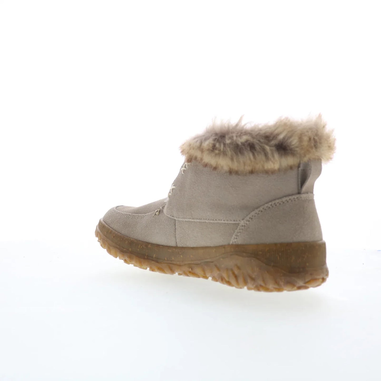 Minnetonka Tinley 80507 Womens Gray Suede Ankle & Booties Boots