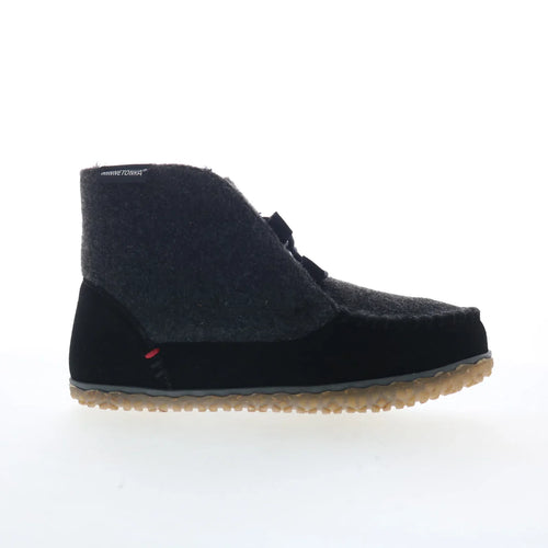 Minnetonka Torrey 40142 Womens Black Suede Loafer Slippers Shoes