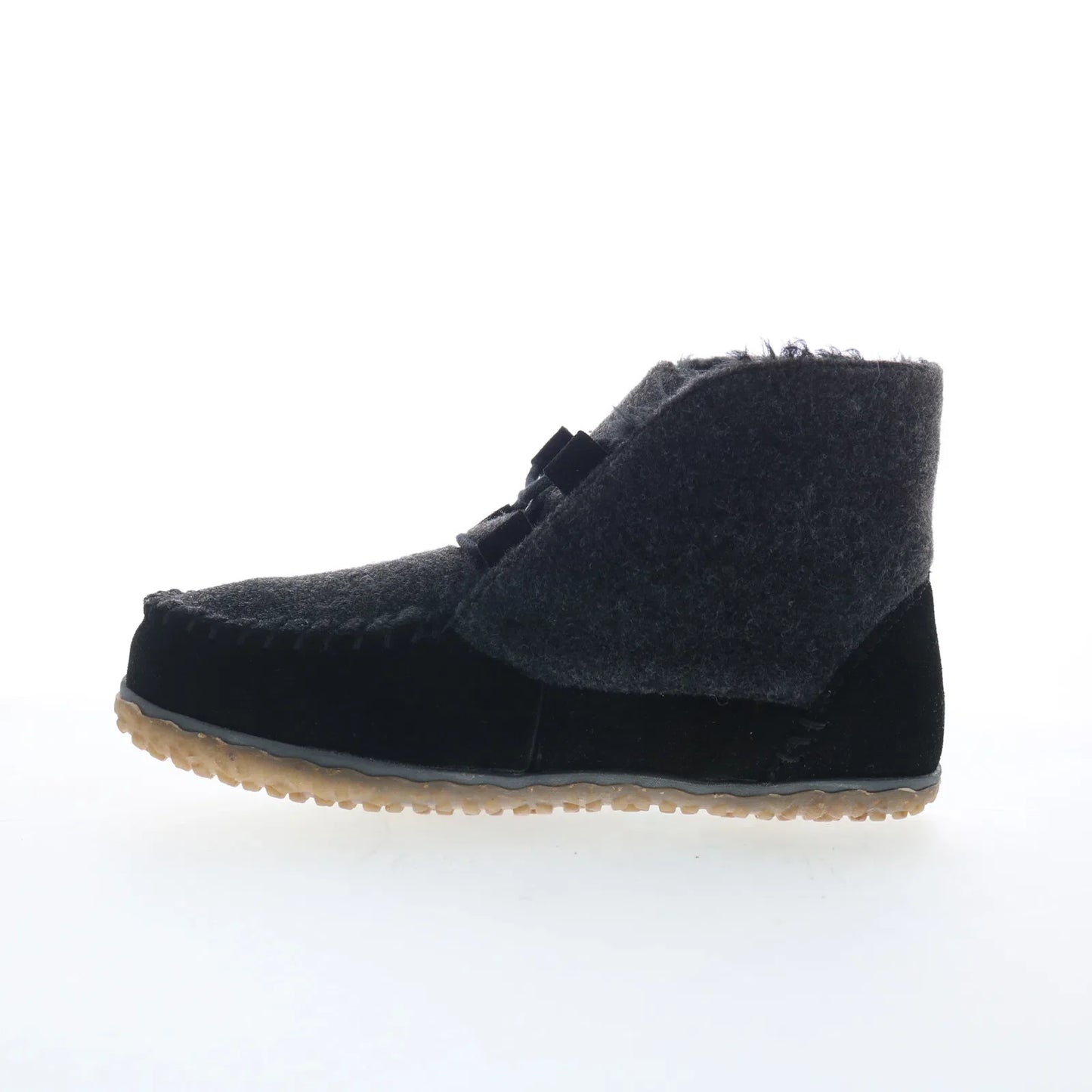 Minnetonka Torrey 40142 Womens Black Suede Loafer Slippers Shoes
