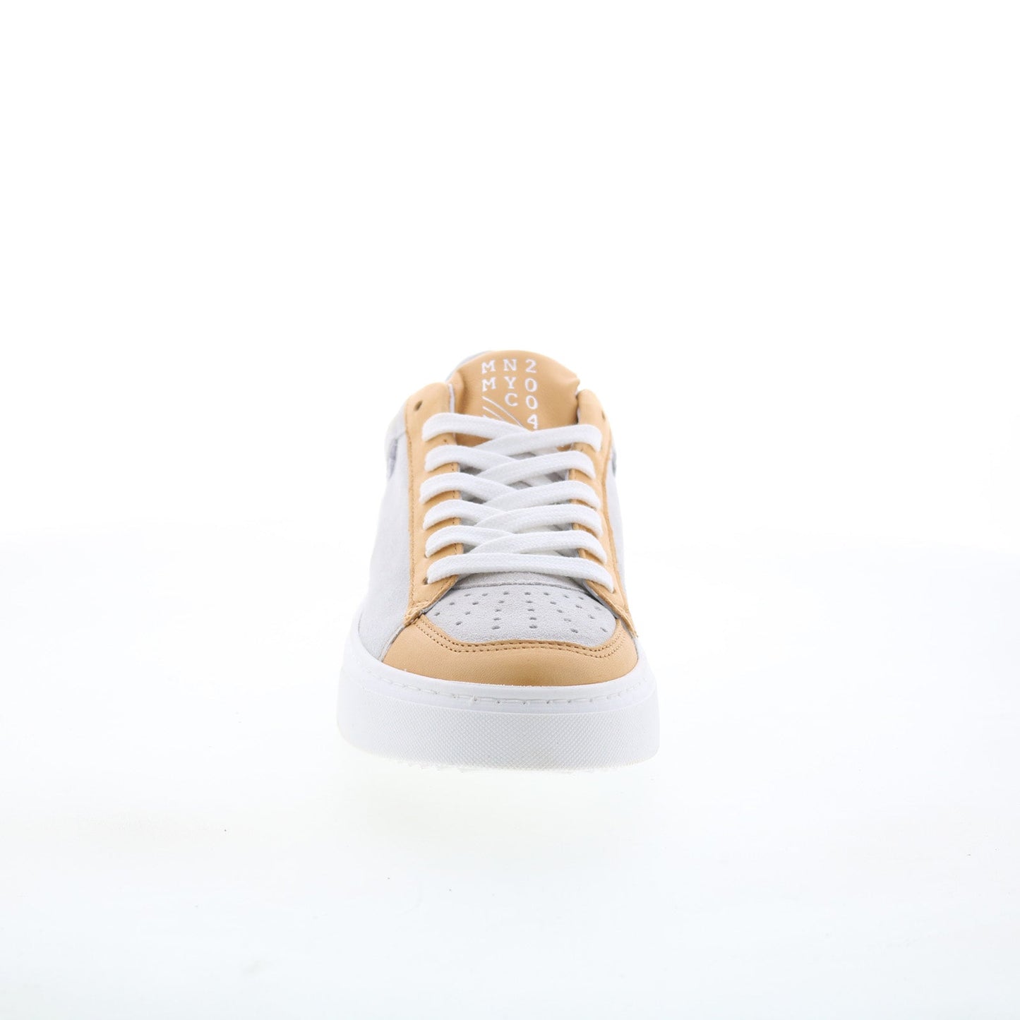 Miz Mooz Tristin Womens Gray Leather Lace Up Lifestyle Sneakers Shoes