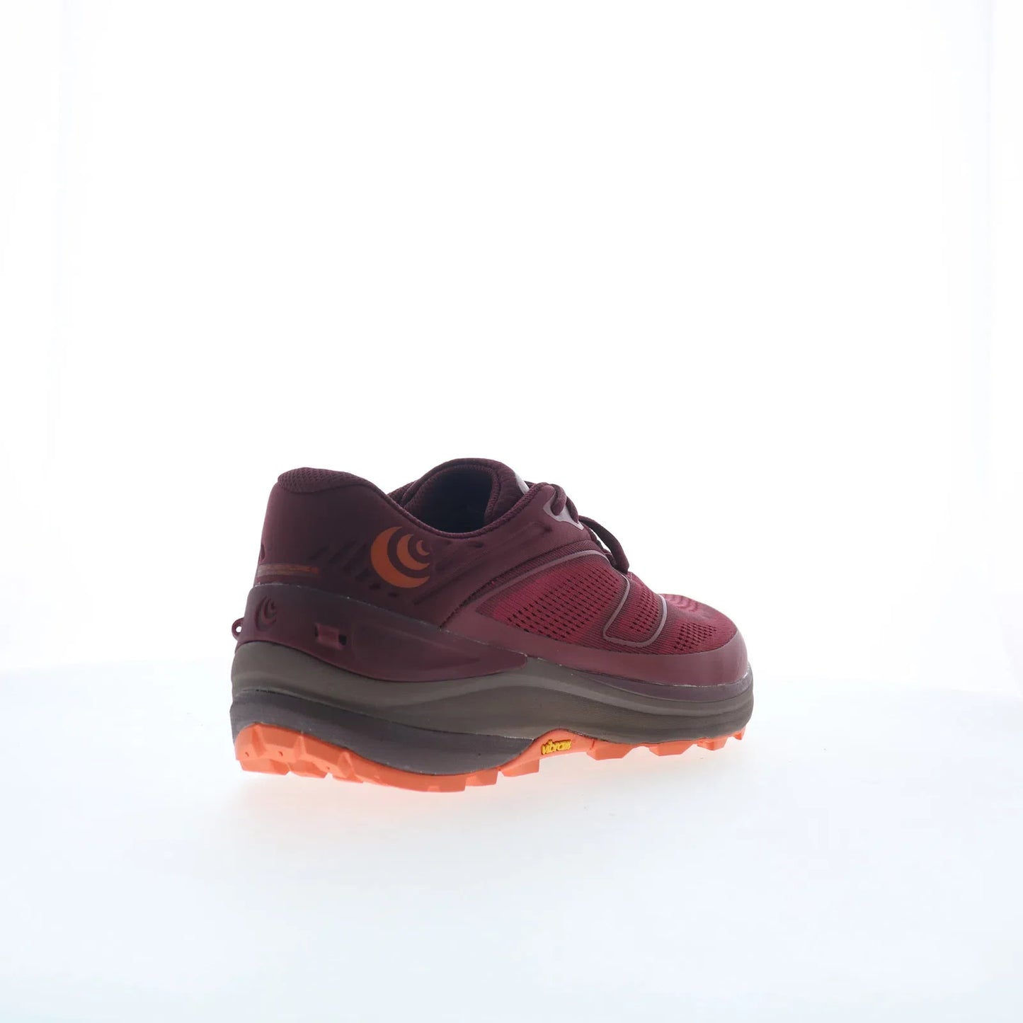 Topo Ultraventure 2 W043 Womens Red Canvas Lace Up Athletic Hiking Shoes