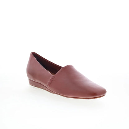 Softwalk Vale S2368-245 Womens Brown Leather Slip On Loafer Flats Shoes