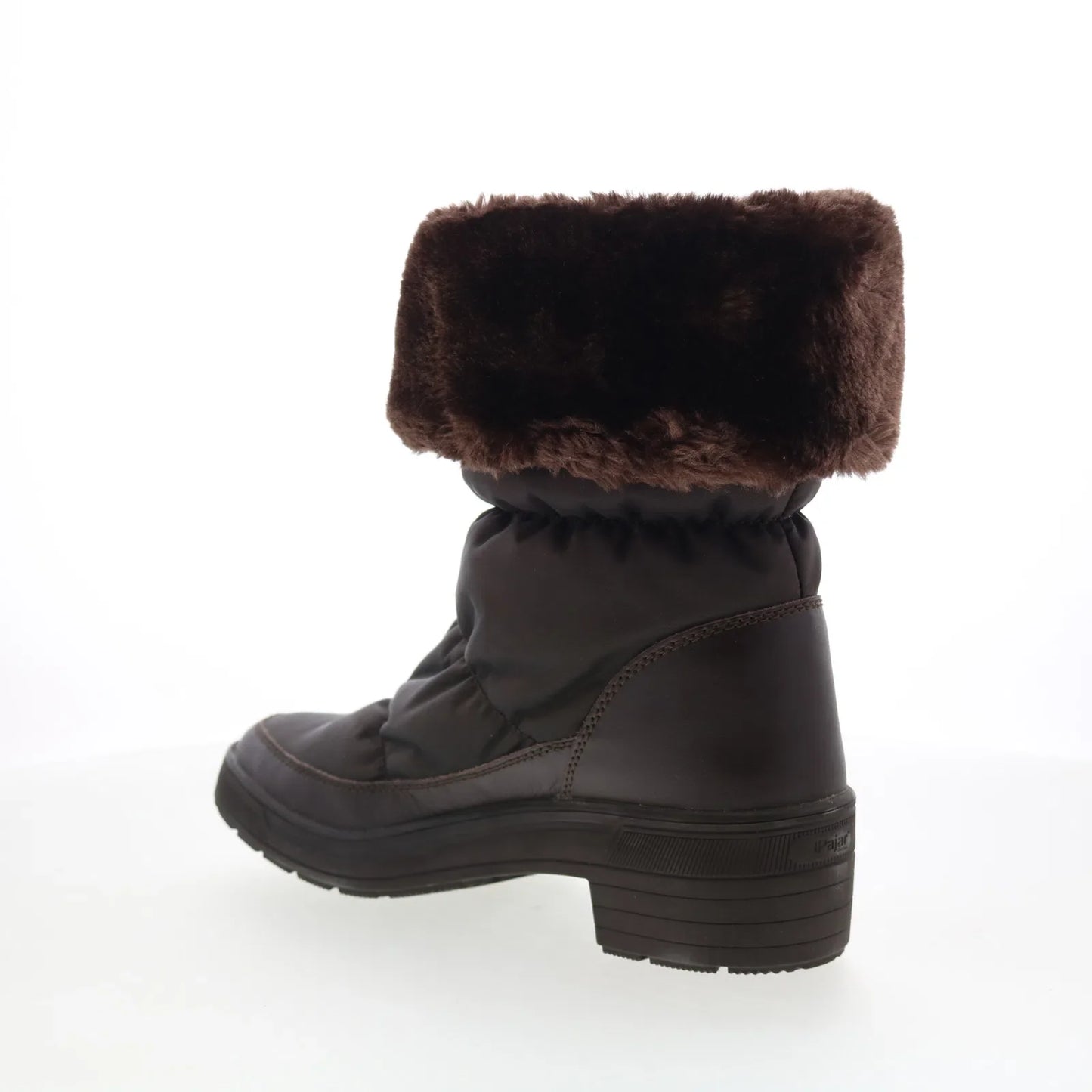 Pajar Ventura 53210 Womens Brown Leather Zipper Ankle & Booties Boots