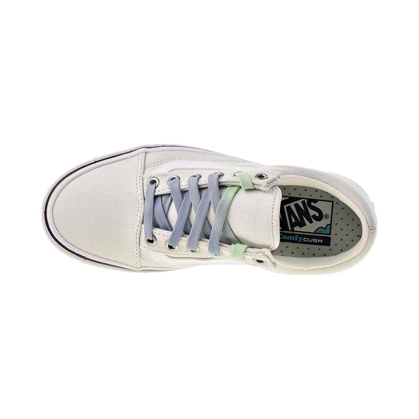 Vans ComfyCush Old Skool Men's Shoes Barely Blue-True White