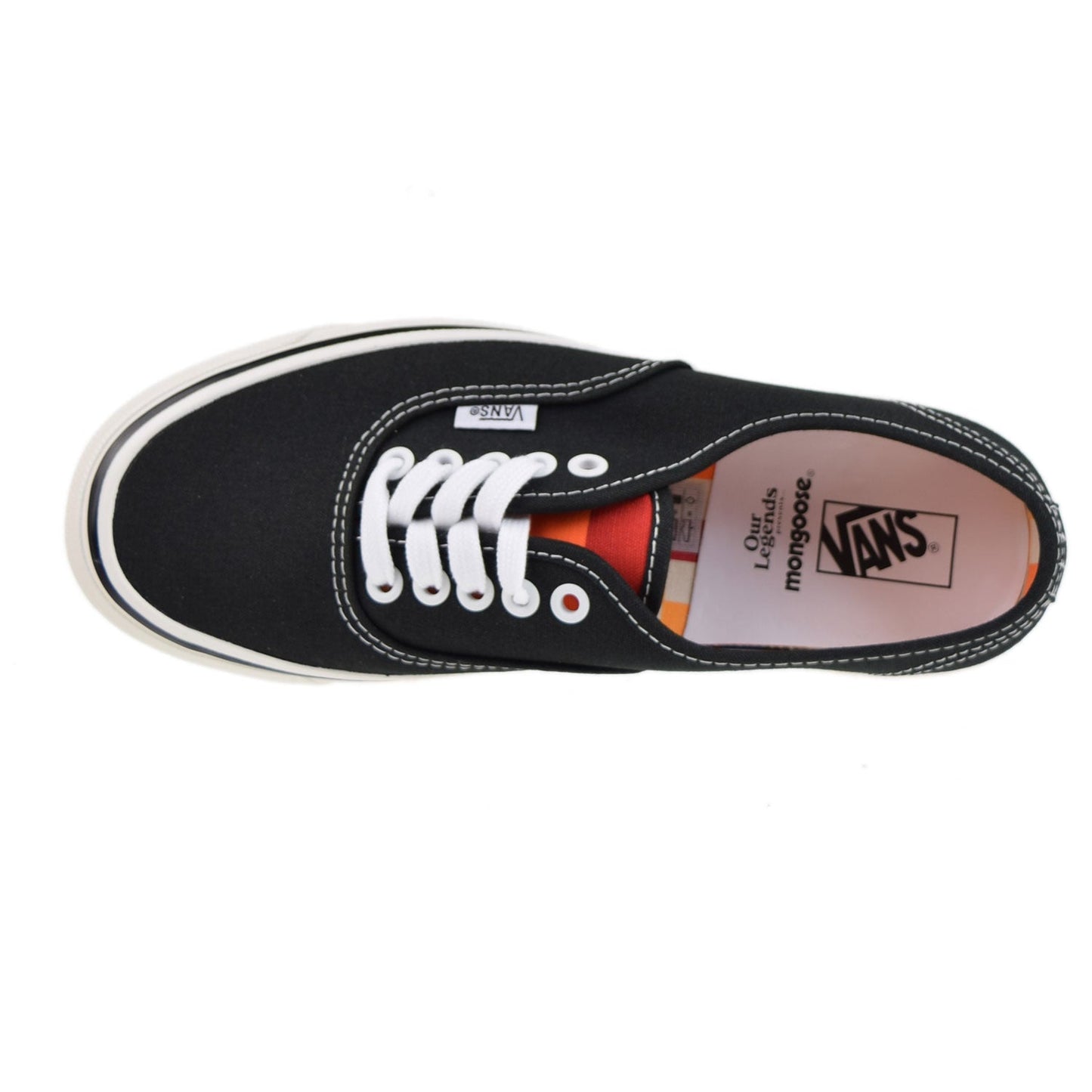 Vans X Our Legends "Mongoose" Authentic 44 Dx Men's Shoes Black-Orange