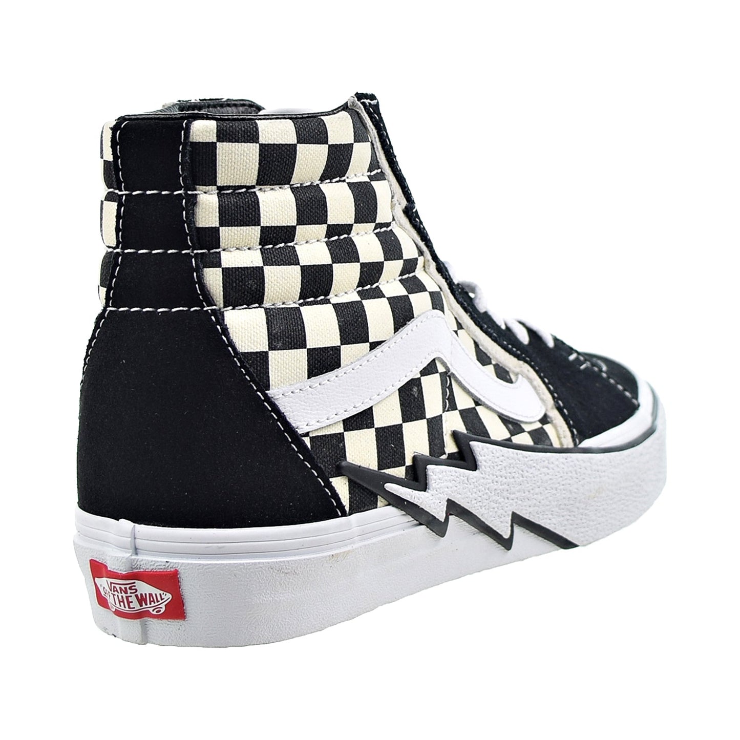 Vans Sk8-Hi Men's Shoes Black-White-Checkboard