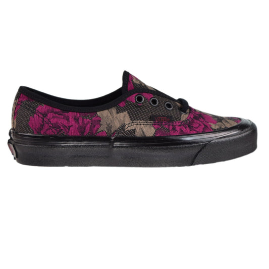 Vans Anaheim Factory Authentic 44 Dx Roses Men's Shoes Black-Red