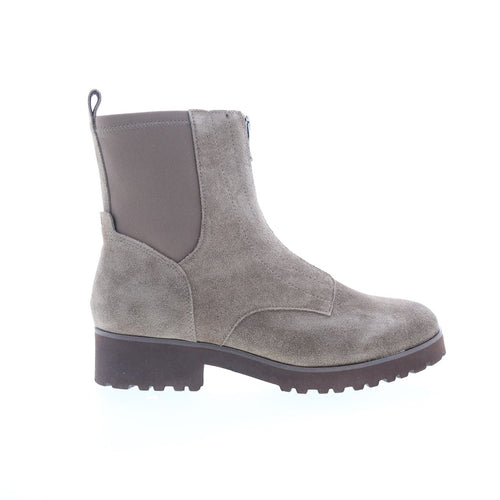 Easy Spirit Willet SEWILLET Womens Gray Wide Suede Casual Dress Boots