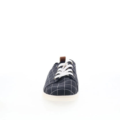 Spenco Windowpane SP1202BLK Womens Black Wide Lifestyle Sneakers Shoes
