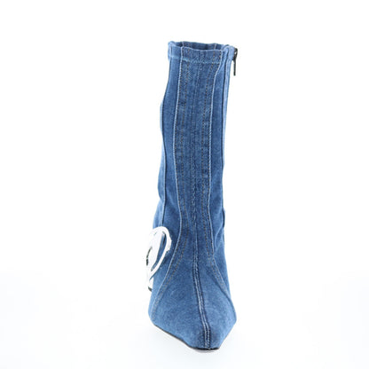 Diesel D-Eclipse BT C Y03221-P0585-H5414 Womens Blue Ankle & Booties Boots