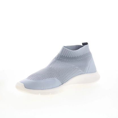 Spenco Yoga Stretch SP1032PBL Womens Blue Mesh Lifestyle Sneakers Shoes