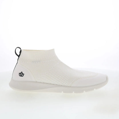 Spenco Yoga Stretch SP1032WHT Womens White Mesh Lifestyle Sneakers Shoes