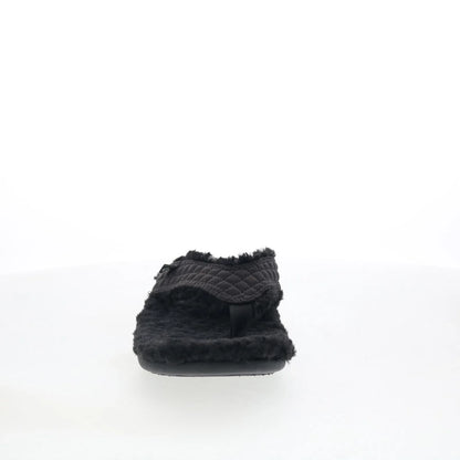 Spenco Yumi Coco Slipper SP1199BLK Womens Black Flip-Flops Sandals Shoes