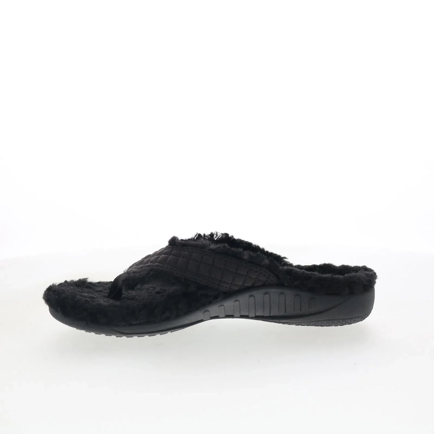Spenco Yumi Coco Slipper SP1199BLK Womens Black Flip-Flops Sandals Shoes