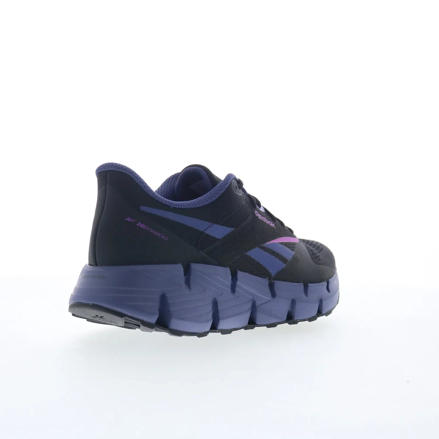 Reebok Zig Dynamica 5 Womens Black Mesh Lace Up Lifestyle Sneakers Shoes