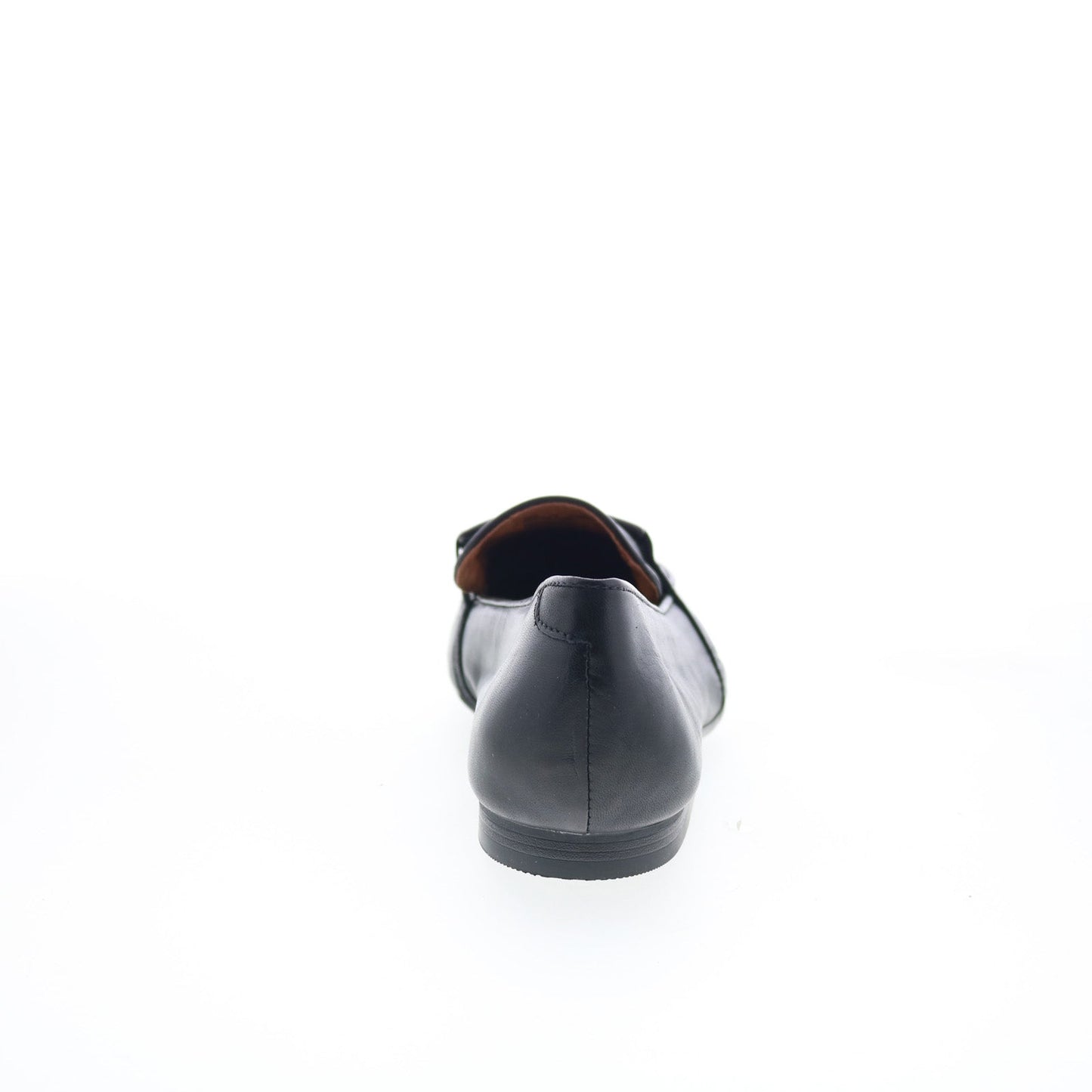 Miz Mooz Ziya Womens Black Leather Slip On Loafer Flats Shoes